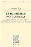 Le signifiable par complexe