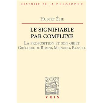 Le signifiable par complexe