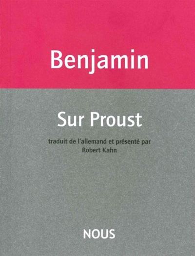 Sur Proust - Walter Benjamin - Poche