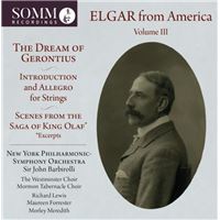 Elgar From America Volume 3 / The Dream Of Gerontius