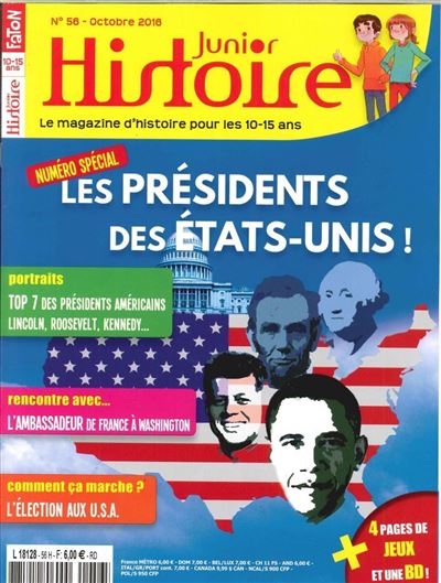 Les présidents des Etats-Unis