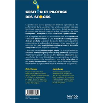 Gestion et pilotage des stocks