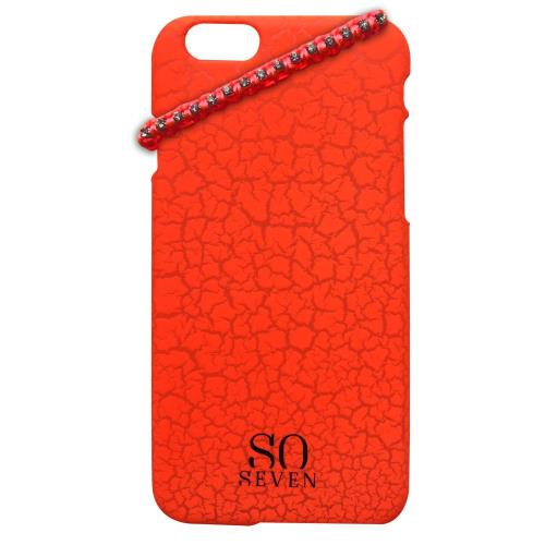 So Seven Fluo-hoesje met armband voor iPhone 6 oranje