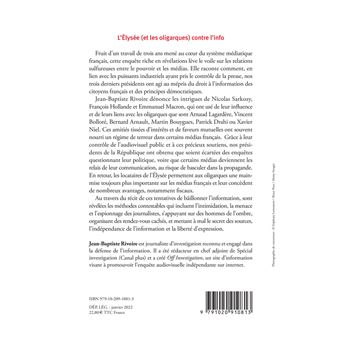 L'Élysée (et les oligarques) contre l'info