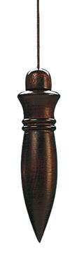 PENDULE EGYPTIEN BUIS PLOMBE TEINTE