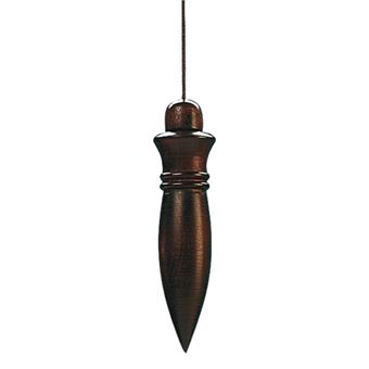 PENDULE EGYPTIEN BUIS PLOMBE TEINTE