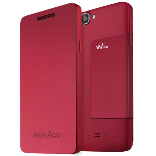 WIKO FND FOLIO RAINBOW CORAIL