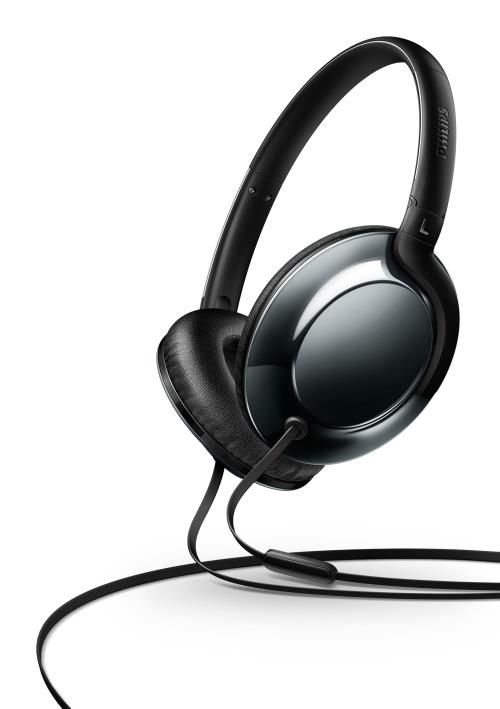 Casque Arceau Philips Flite Everlite Dark Chrome pliable avec micro SHL4805DC/00