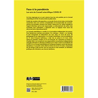 Face à la pandémie. Les avis du Conseil scientifique Covid-19