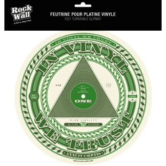 Rock on Wall Feutrine pour Platine Vinyle, The Vinyl 