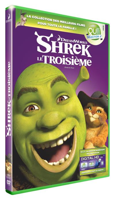 Shrek le troisième DVD