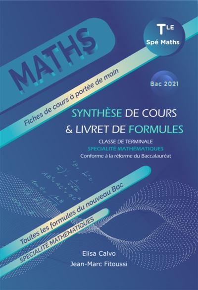 Mathématiques Spécialité - Elisa Calvo - broché