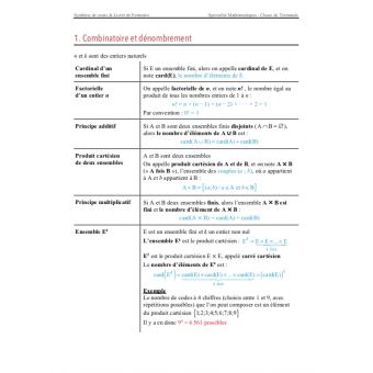 Mathématiques Spécialité