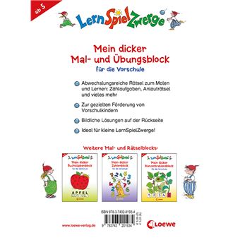 LERNSPIELZWERGE-FUER DIE VORSCHULE-LOEWE