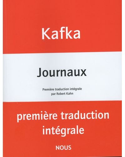 Journaux - Franz Kafka - broché