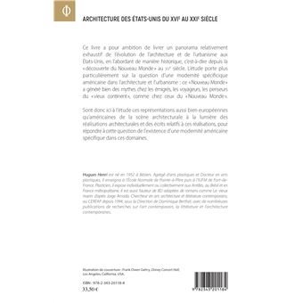 Architecture des Etats-Unis du XVIe au XXIe siècle