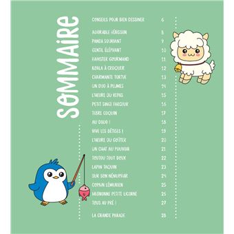 Mes dessins kawaii : Animaux super craquants