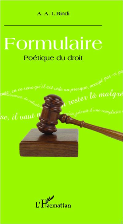 Formulaire - A.A.L Bindi - broché