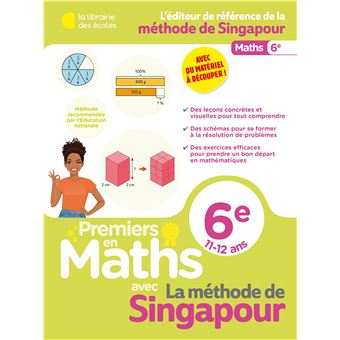 Premiers en maths - Méthode de Singapour 6e (2025)