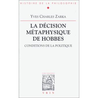 La décision métaphysique de Hobbes