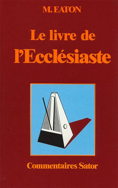 LE LIVRE DE L¿ECCLÉSIASTE