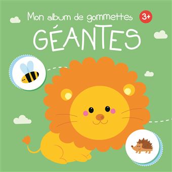 Mon album de gommettes géantes 3+ lion