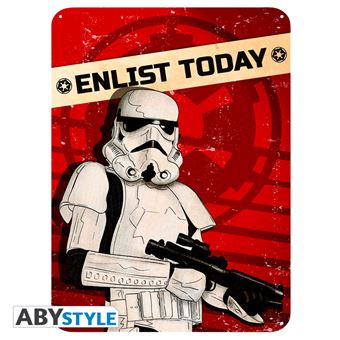 Plaque métal Star Wars Enlist Today