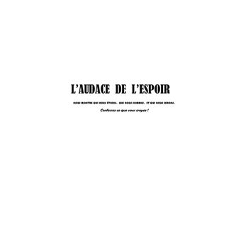 L'audace de l'espoir