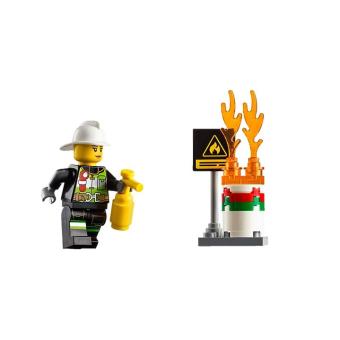 LEGO City 60374 pas cher, Le camion d'intervention des pompiers