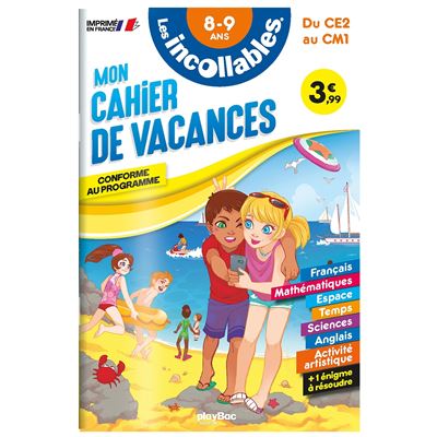 Cahier de vacances 2019 Du CE2, Cycle 2 au CM1, Cycle 3