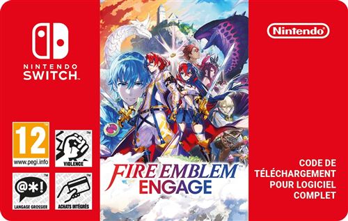 Code de téléchargement pour logiciel complet Fire Emblem Engage Nintendo Switch