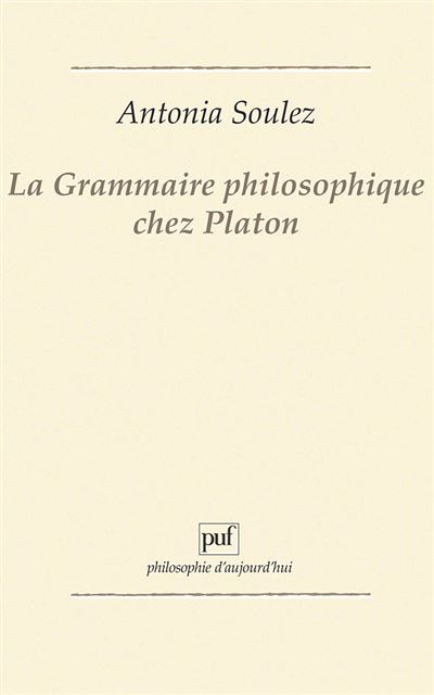 Grammaire philosophique chez platon