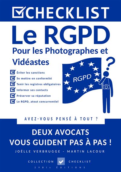 Checklist Le RGPD pour les photographes et vidéastes