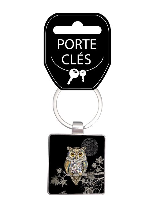 Porte-clés Kiub Bug Art Jewel Hiboux