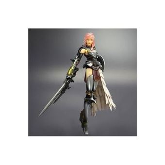 Figurine - Lightning - Final Fantasy XIII - Play Arts Action Figure : Achat occasion | Jouets d'intérieur Anthracite Bon état