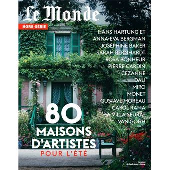 Le Monde HS N°87 : 80 Maisons d'artistes pour l'été - Juin 2023