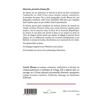 Fleurette première femme flic
