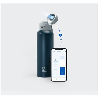 Bouteille intelligente REBO 600 ml Océan Bleu