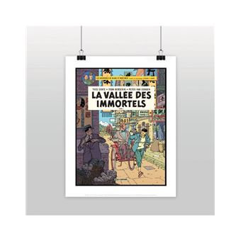 Affiche Blake et Mortimer La vallée des immortels T1 28 x 35,5 cm