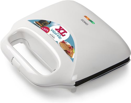 DOMO DO9133W Waffeleisen mit Standfuß Weiß