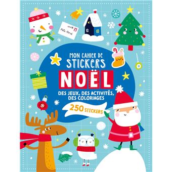 Mon cahier de stickers - noël