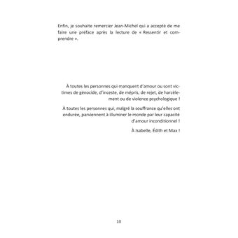 Ressentir et comprendre