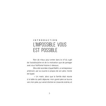 Motivation et autodiscipline