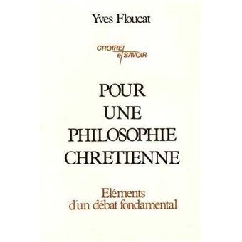 Pour une philosophie chrétienne