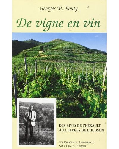 De vigne en vin - G.M. Bouty - broché