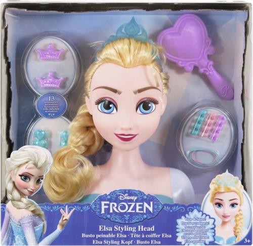 Tête à coiffer Elsa reine des neiges
