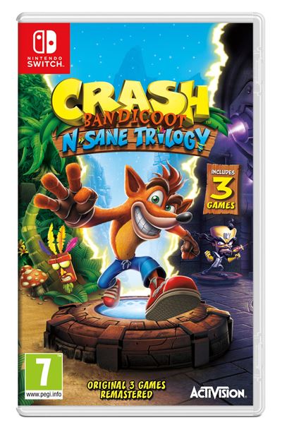 Crash bandicoot n.sane trilogy UK SWITCH