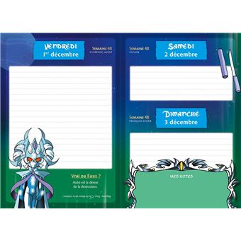 LES LEGENDAIRES - Agenda scolaire 2023 - 2024