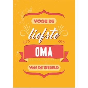 Voor de liefste oma van de wereld broché Lantaarn publishers