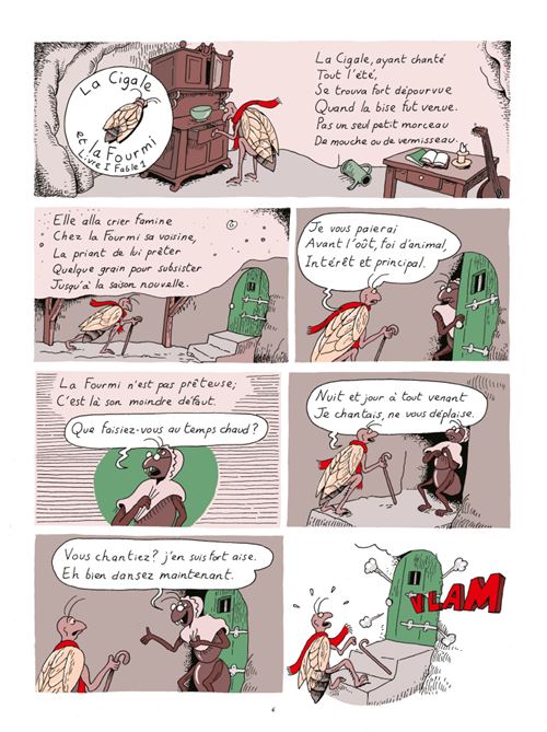 Les Classiques en BD - Les Fables de La Fontaine - cartonné